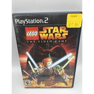 Lego Star Wars The Video Game (Sony PlayStation 2, 2005) Complete CIB PS2 Tested